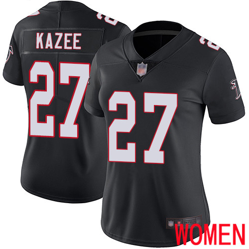 Atlanta Falcons Limited Black Women Damontae Kazee Alternate Jersey NFL Football 27 Vapor Untouchable